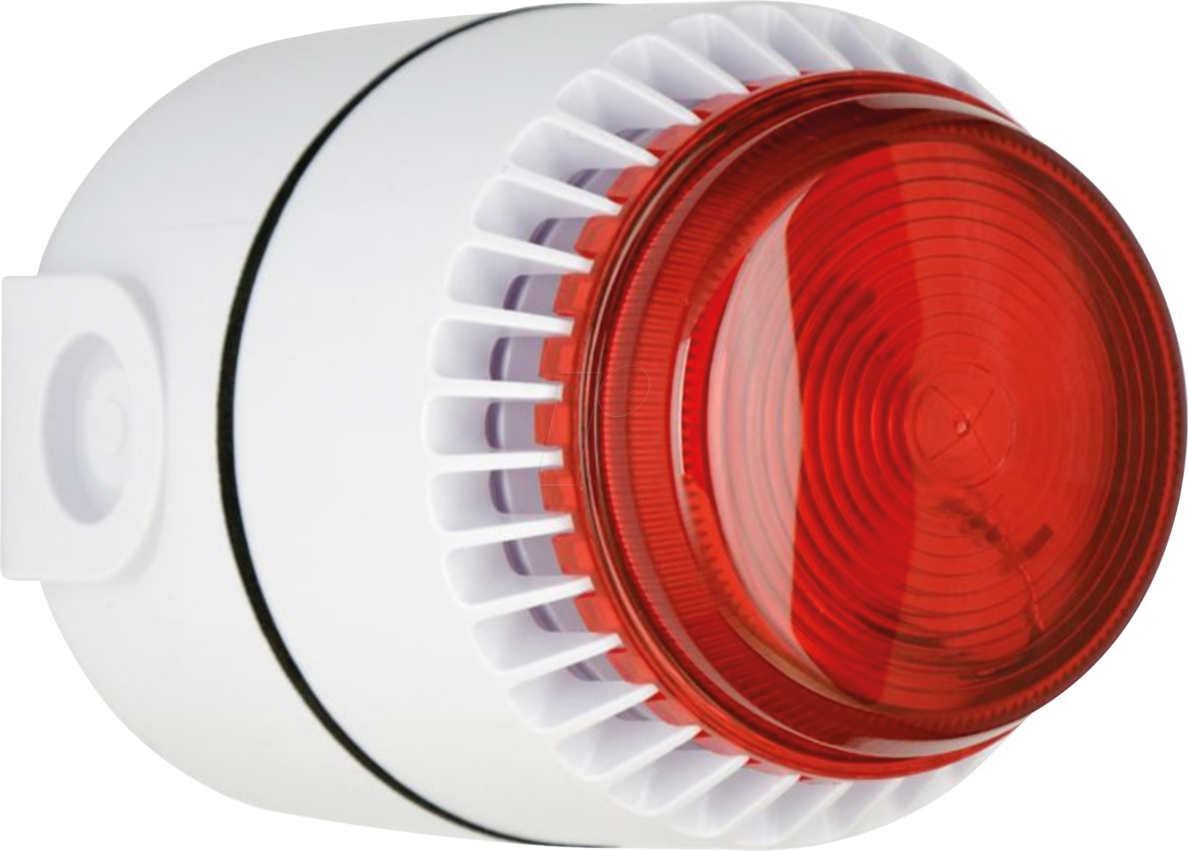 FLSVRLWD1205SEP - Flashni, weiß, rote Linse, Deep Base, 12V DC