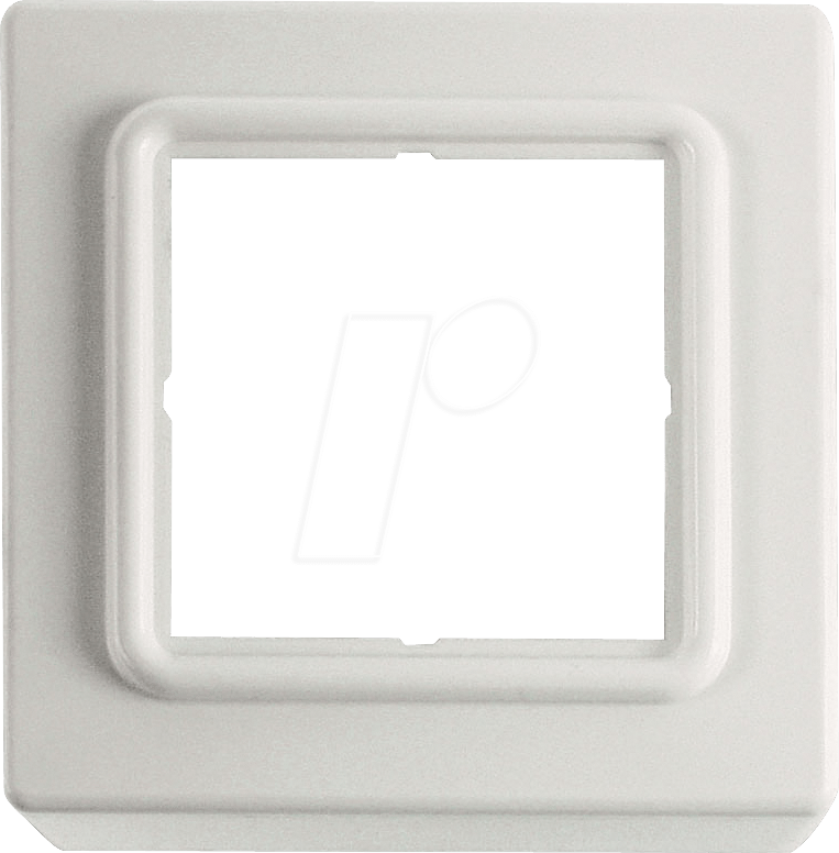 UNILAN 1406273 - Aufputzgehäuse 40mm mit Abd.-rahmen, RAL9010