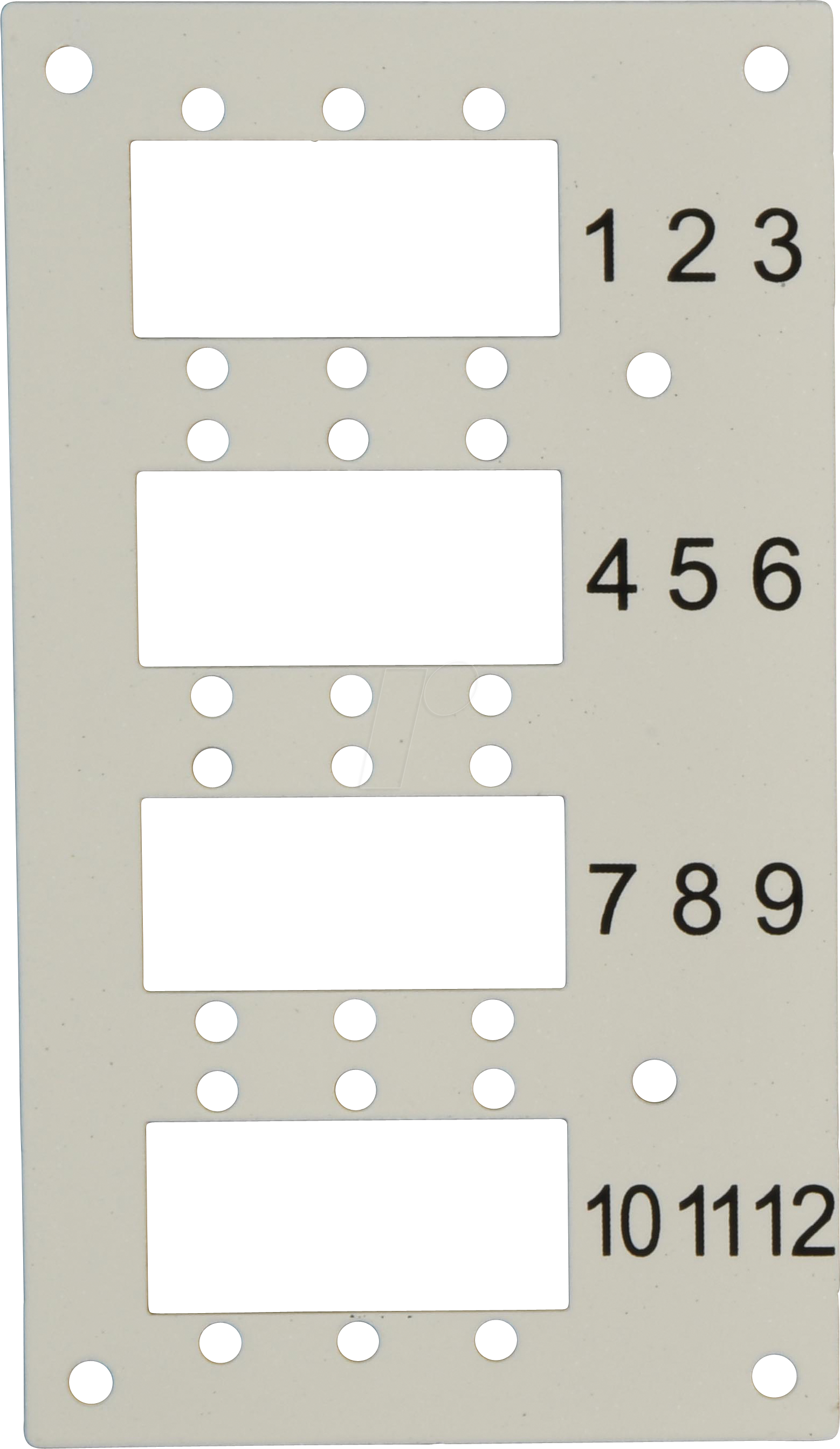 Thumbnail - EFB 53705.4V2B - Frontblende für 12x SC-Simplex, LC-Duplex, E2000®