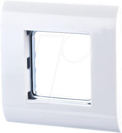 BTR 130910R4502E - Rahmen 80x80 mm für 45x45 mm reinweiß