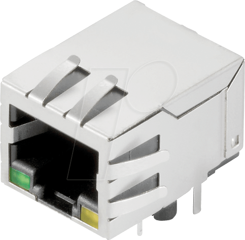 CAT5 T1D 3.2E4G - RJ45 Buchse 90°, THT Cat.5
