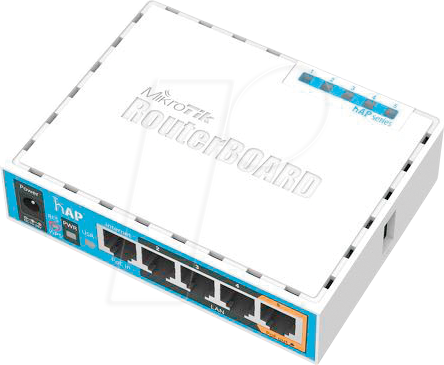 MTK HAP - hAP 2,4 GHz AP, 802.11b/g/n, 5x LAN, USB 3G/4G