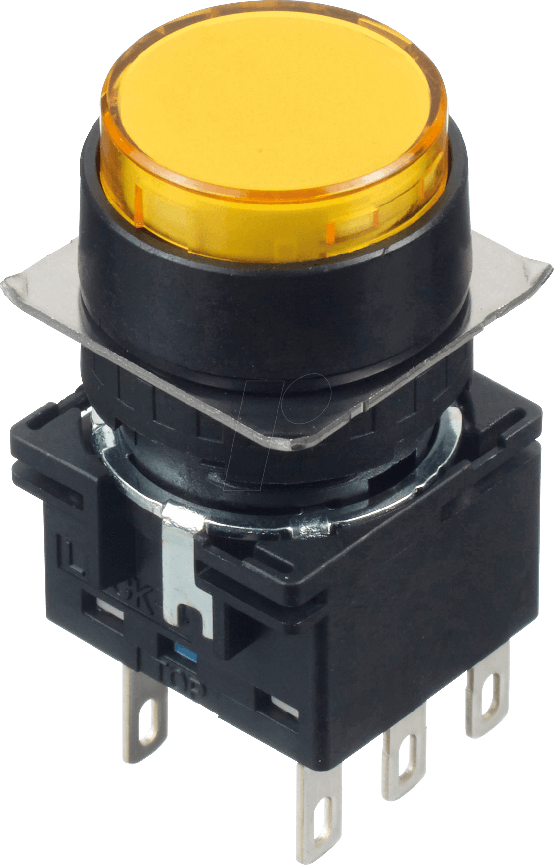 ID LB1BA1T6LY - Drucktaster LB, 22 mm , 2 CO, gelb