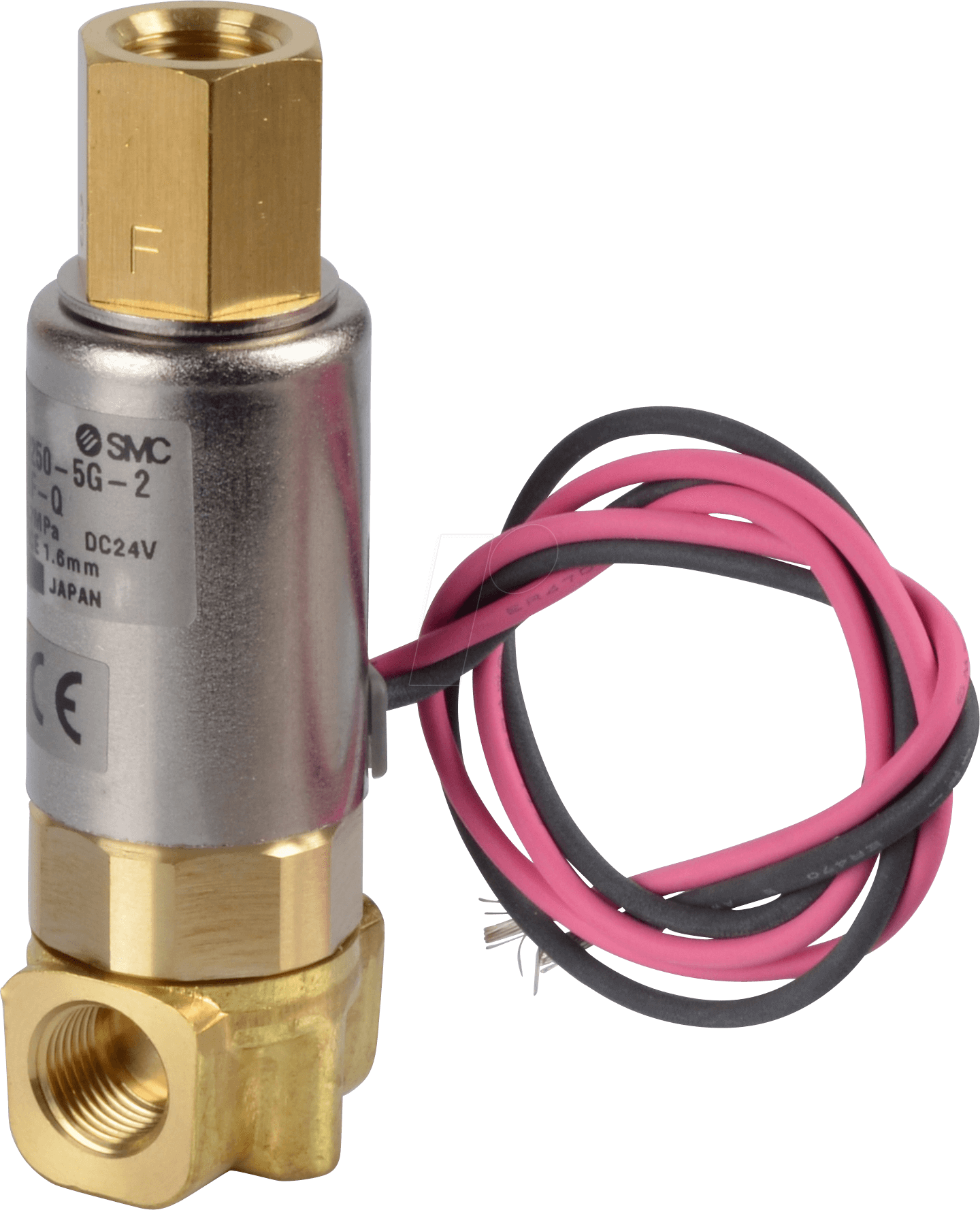 VDW2505G201FQ - Elektromagnetventil 3/2, 24 VDC, G1/8, ISO-Class-B