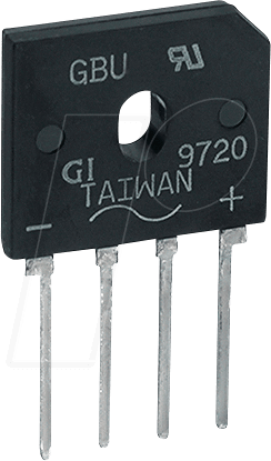 GBU8M VIS - Brückengleichrichter, 1000 V, 8 A