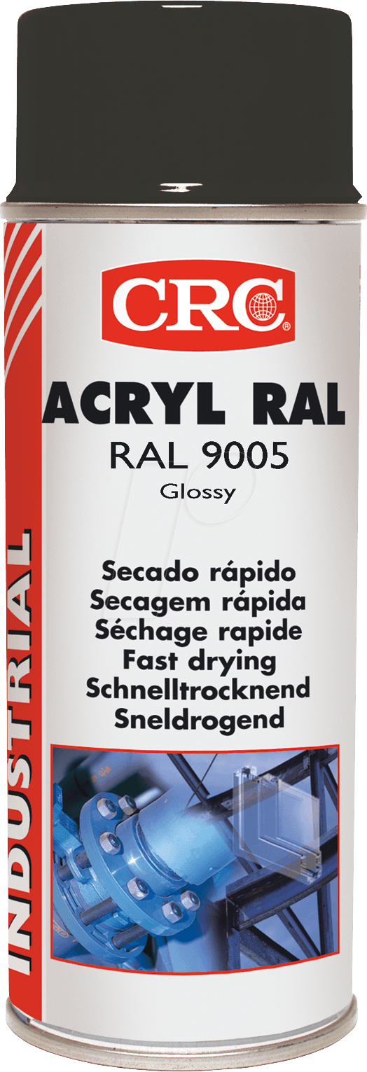KONTAKT 31063 - Schutzlack, Acryl RAL 9005, 400 ml, Spraydose, schwarz