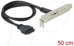 DELOCK 89937 - Slotblech 1 x USB Type-C™ Port