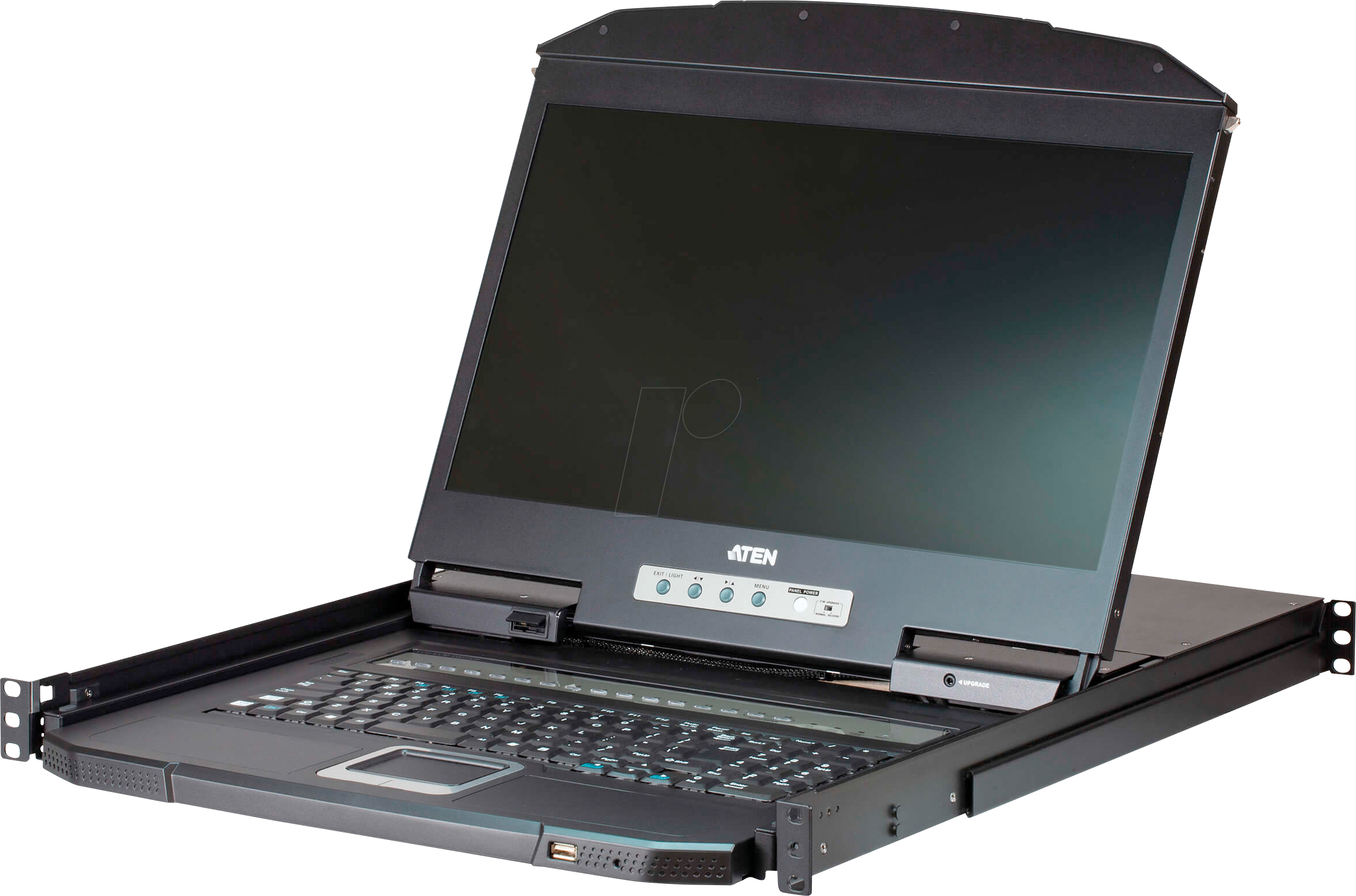 ATEN CL3108NX - 19 Zoll KVM Konsole, 18,5'' TFT mit Tastatur DE