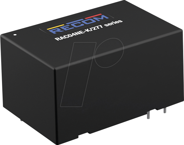 RAC04NE-05SK-277 - AC/DC-Wandler, 4 W, 100-277 V AC, 5 V DC, Modul