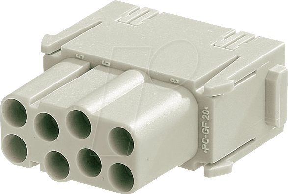 HAN 008 3101 - Buchseneinsatz für HAN EE-Module, 8-pol., 16 A