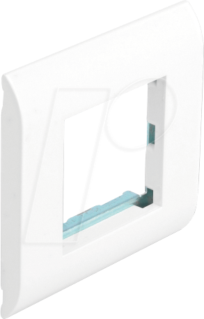 Thumbnail - DELOCK 81300 - Easy 45 Modulträger mit Abdeckrahmen, 80 x 80 mm, weiß