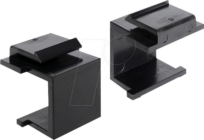 DELOCK 86321 - Keystone Abdeckung schwarz, 4-er Pack