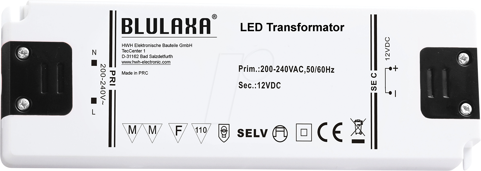 BLULAXA 47953 - LED Netzteil 12V 0,5 - 30W