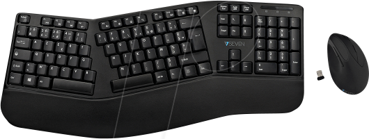 V7 CKW500BTFR - Tastatur-/Maus-Kombination, Bluetooth, mit FR-Layout