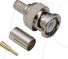 BNC 0401270 - BNC Stecker - Crimp, Aircom Plus/Ecoflex 10