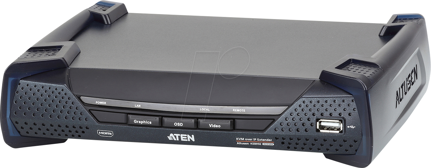 ATEN KE8950R - KVM Over IP Empfänger, HDMI, SFP, USB, Audio