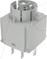 RAFI 20.122.002 - RAFIX 16, Schaltelement Standard, Silber, mit Lampenfassung