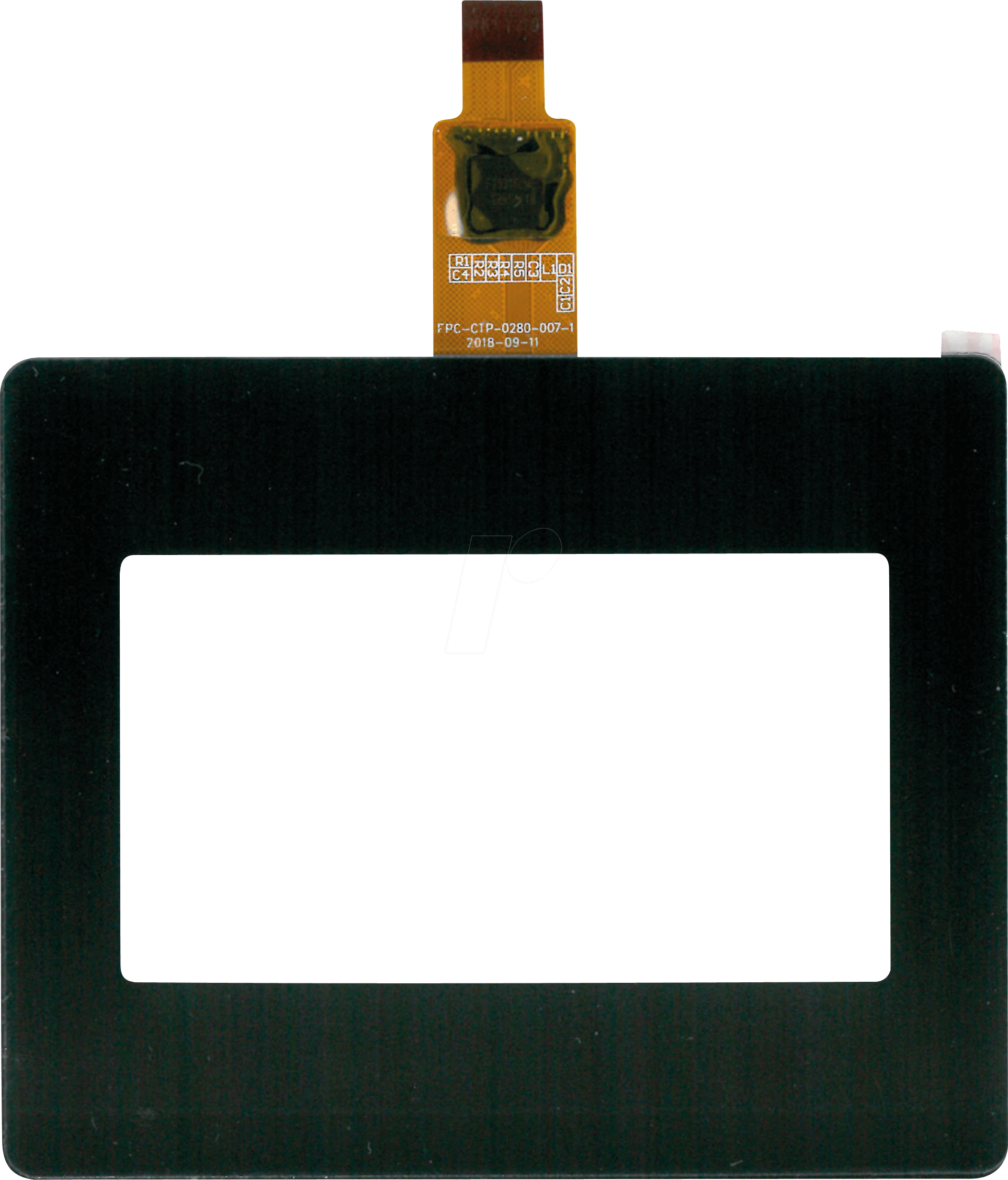 Thumbnail - EA TOUCH128-29C1 - Kapazitives Touchpanel, für EAOLEDL/DOGL128-6 zum Aufkleben