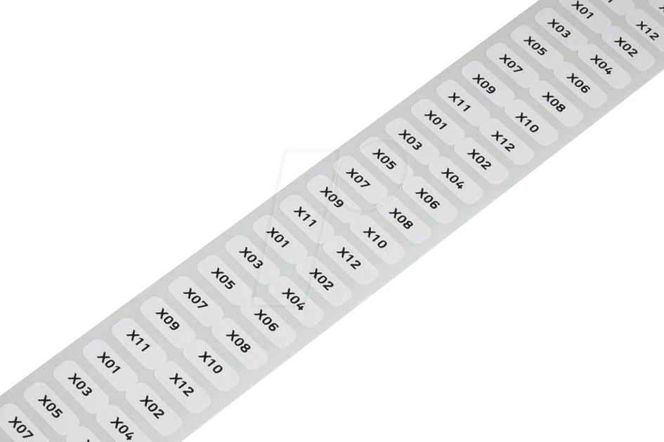 WAGO 210-807 - Etiketten, für Smart Printer, 8x20 mm, permanent, weiß