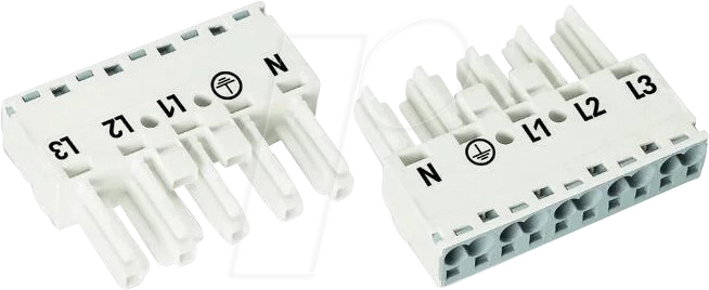 WAGO 770-225 - WINSTA® MIDI Buchse, 5-pol, ohne Zugentlastung