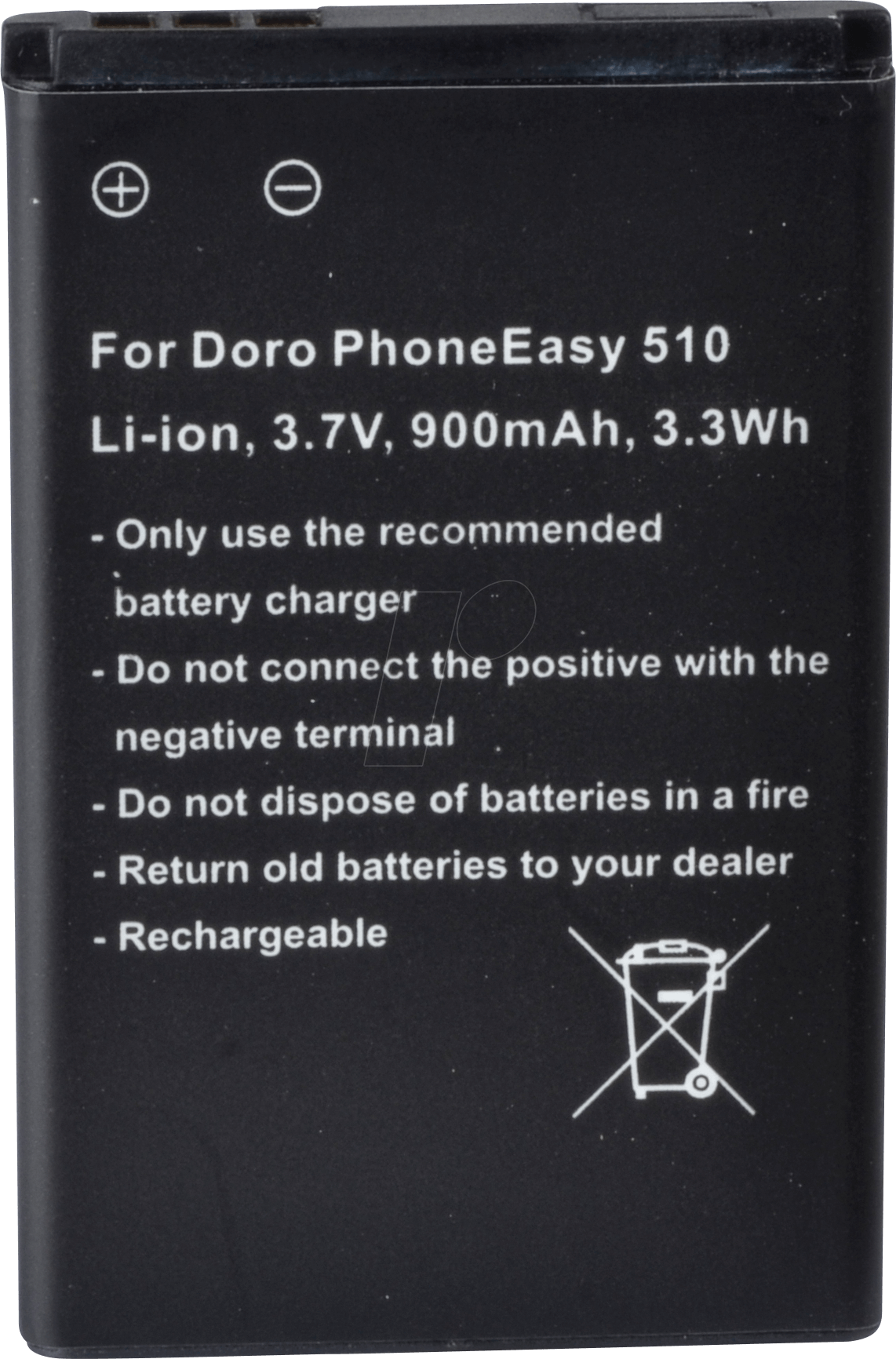 AKKU BEA 2 - Ersatzakku, BEA-FON S400, Li-ion, 900 mAh