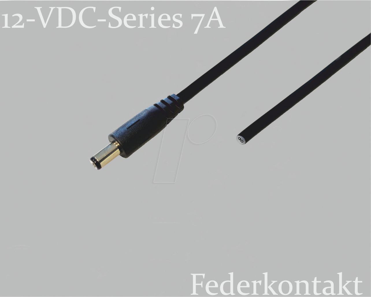 BKL 075924 - Adapterkabel, 2000 mm, DC-Stecker auf offenes Ende