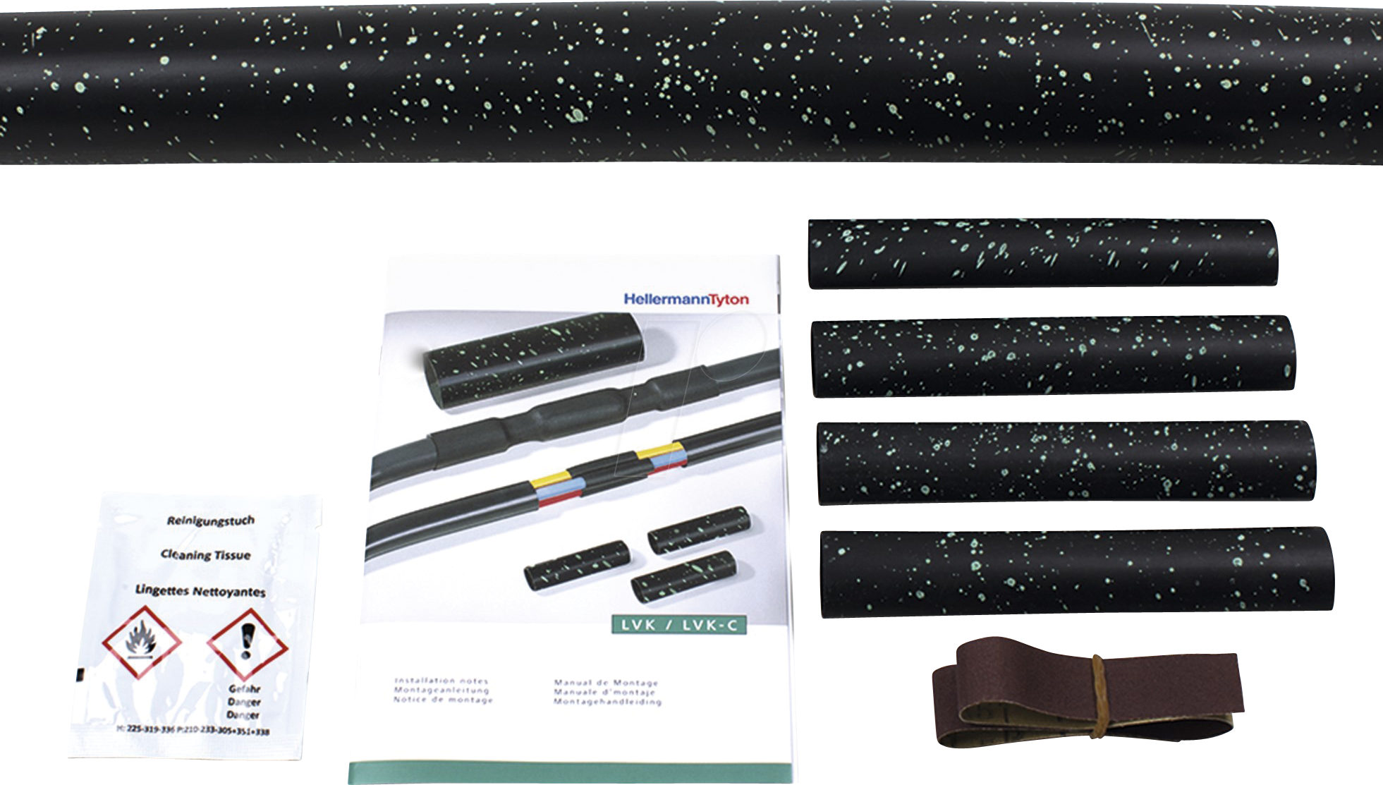 HT 380-04007 - Schrumpfschlauch Kit - Schrumpfrate 4:1, 5x25-16mm²