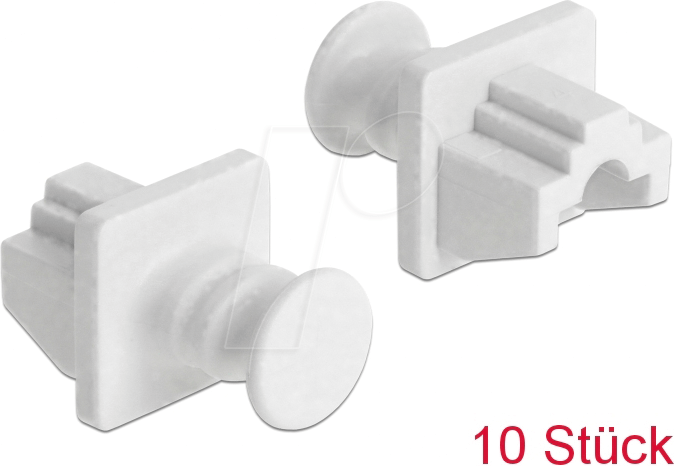 Thumbnail - DELOCK 86507 - Staubschutz für RJ45 Buchse 10 Stück weiß