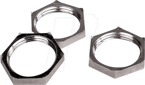 Thumbnail - LAPP 52103340 - Gegenmutter, Sechskant, M 32 x 1,5, SW 36 mm, silber
