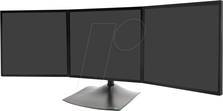 Thumbnail - ET 33-323-200 - Ergotron DS100 Standfuß für 3 Monitore, bis 21 Zoll