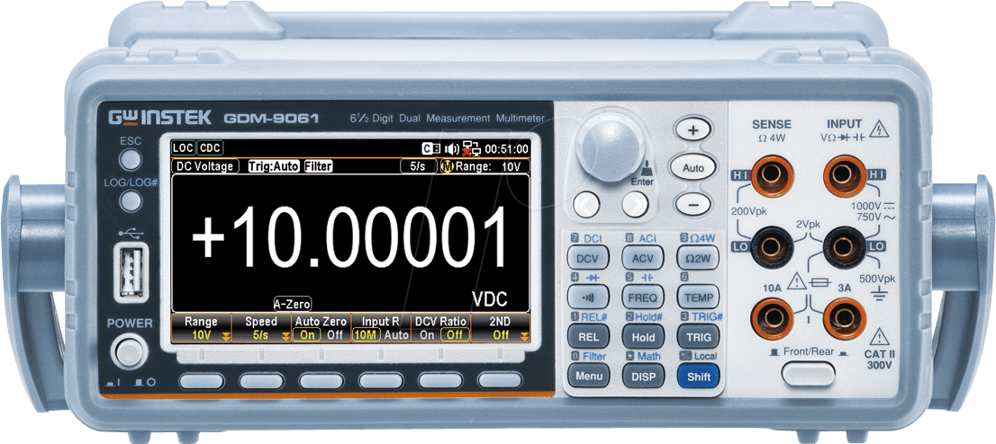 GDM-9061 - Tischmultimeter, 1.200.000 Counts, USB, LAN