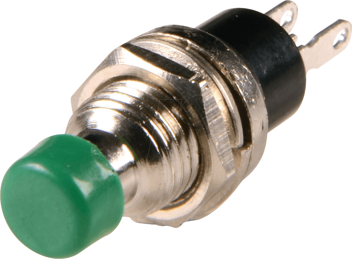 T 113A GN - Miniatur-Drucktaster 0,5A-24VAC, 1x (Ein), gn