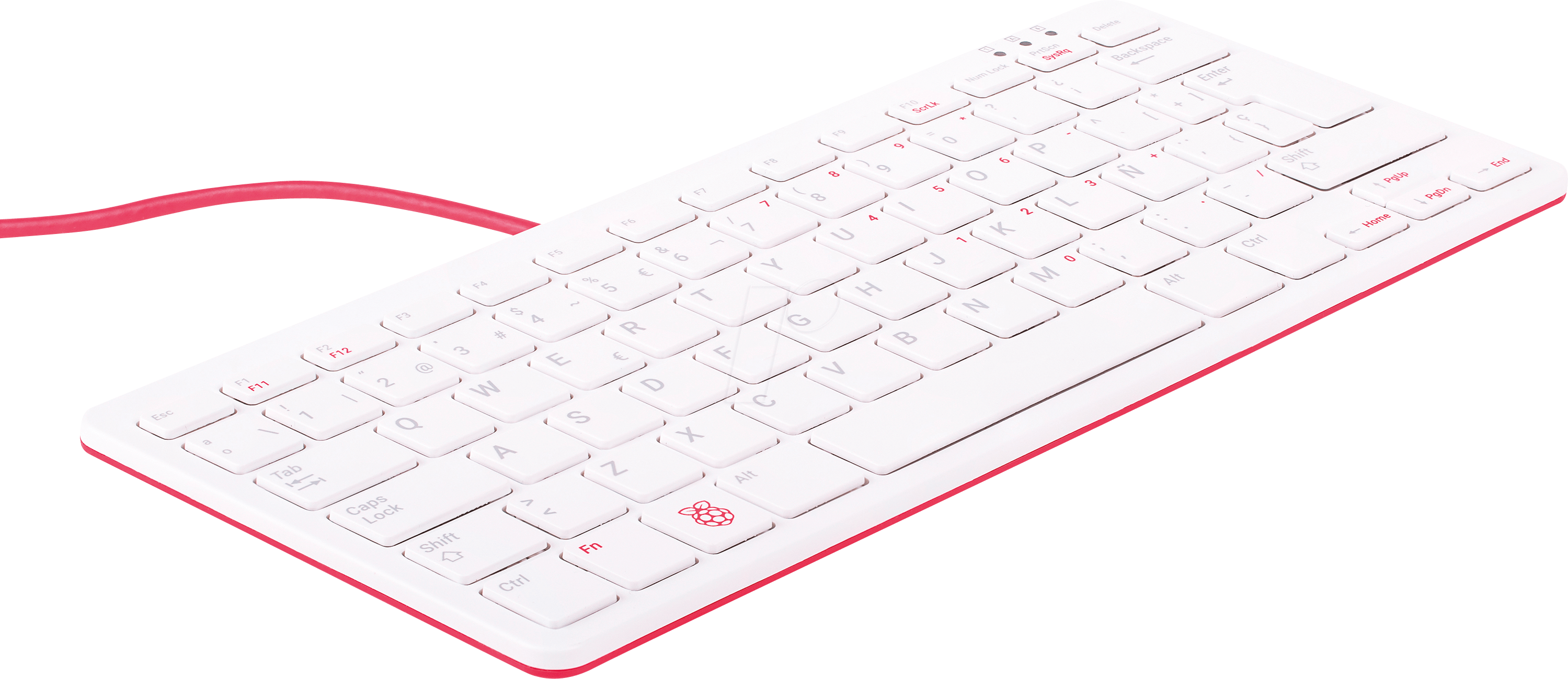 RPI KEYBRD ES RW - Raspberry Pi - Tastatur, ES, rot/weiß