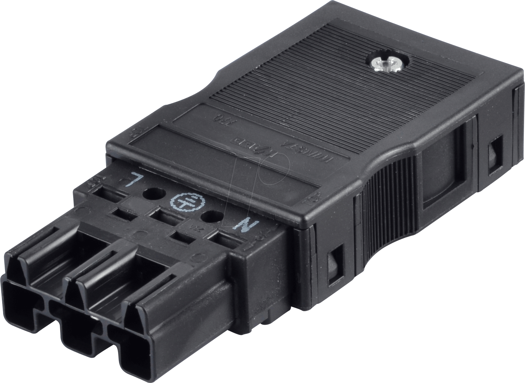 WAGO 770-113 - WINSTA® MIDI, Stecker 3-pol, mit Zugentlastungsgehäuse