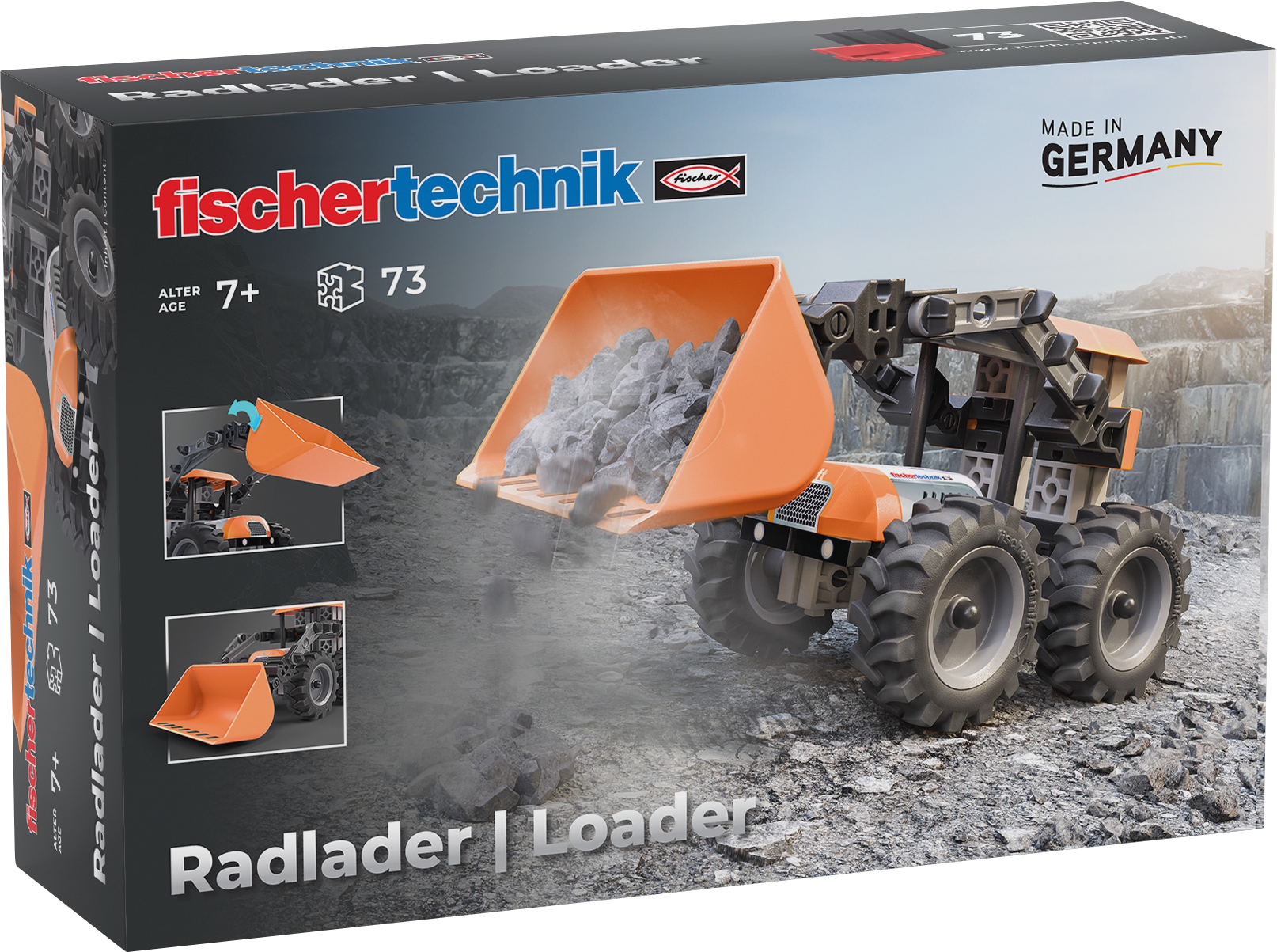 FISCHER 576106 - Radlader, 73 Teile