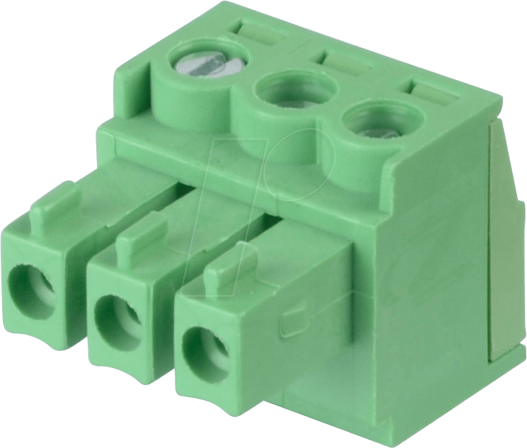 CTB922HE-3 - Steckbare Schraubklemme - 3-pol, RM 3,81 mm, 0°