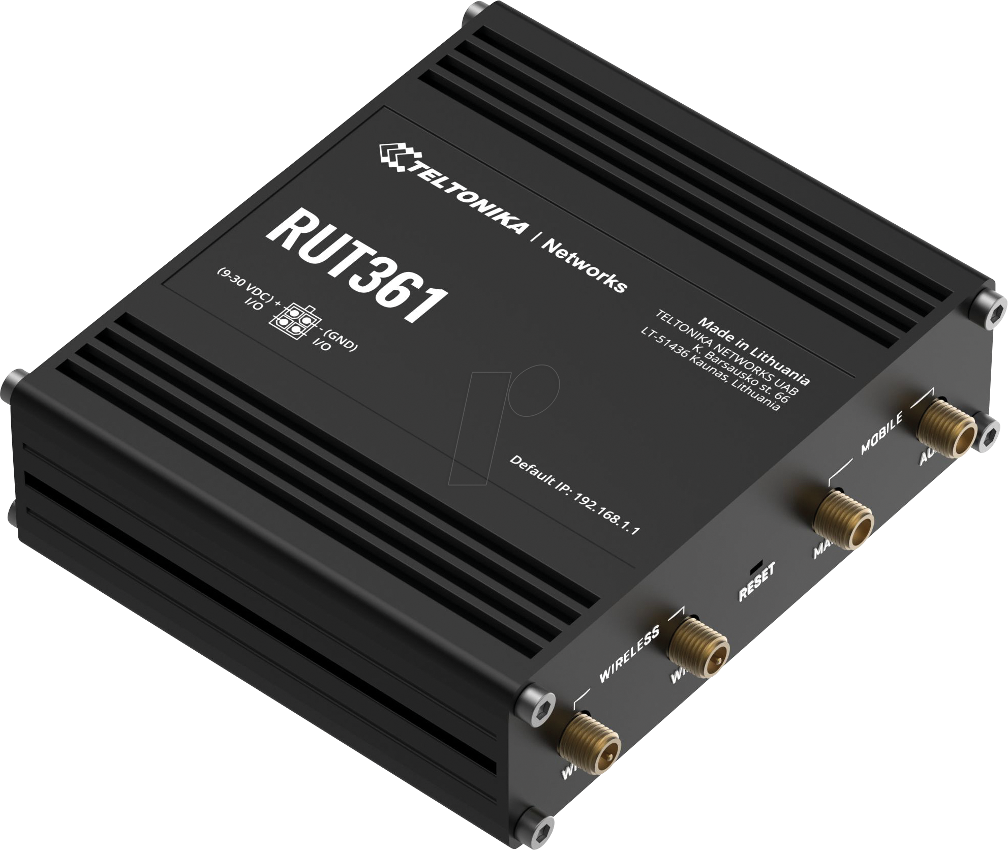 TELTONIKA RUT361 - Industrial LTE Cat 6 Router, WLAN, 3G / 4G