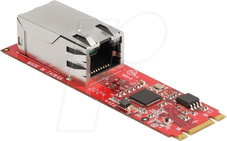 DELOCK 62985 - Netzwerkkarte, M.2, 2,5 Gigabit Ethernet, 1x RJ45