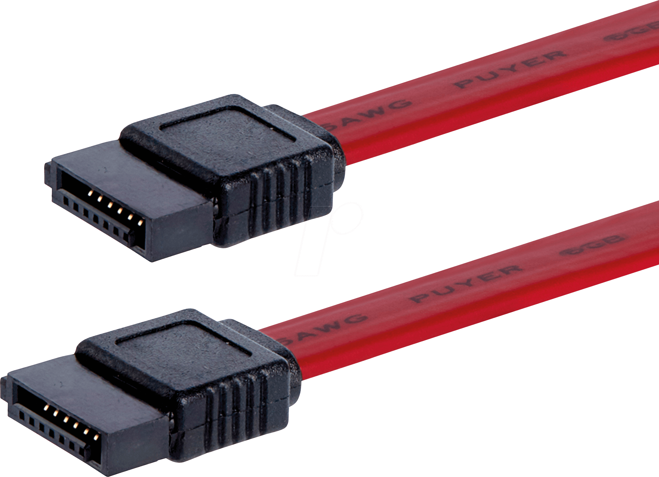 ST SATA12 - Kabel SATA 6 Gb/s Bu. > SATA Bu., 30 cm, rot