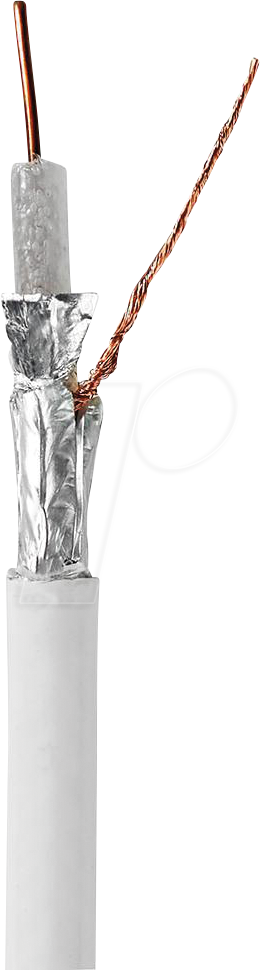 N CSBR4050WT1000 - Antennenkabel auf Rolle, 4G / LTE Secure, 100.0m, Weiss