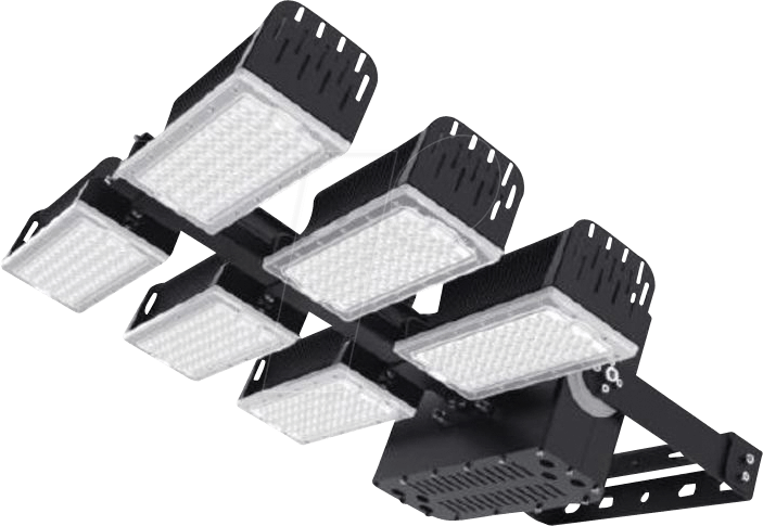 SYN 154896 - LED-Flutlicht, 720 W, 118800 lm, 5000 K, schwarz, IP66