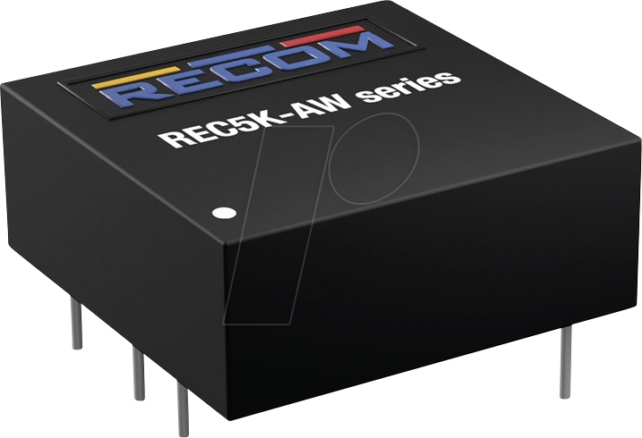 REC5K-2405SAW-H4 - DC/DC-Wandler REC5K, 9-36 Vin, 5 Vout, 1000 mA
