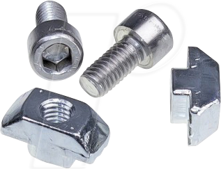 L2W 240400-03 - Montagesatz für T-Nut Befestigung SYSTEMLED / PROFILED (1 Paar)