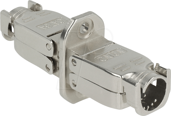 DELOCK 86467 - Netzwerk RJ45 Verbinder werkzeugfrei zum Einbau Cat.6A STP