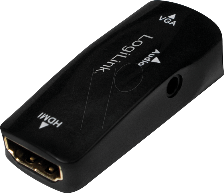 LOGILINK CV0108 - HDMI Adapter, HDMI Buchse auf VGA Buchse