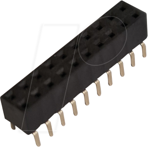 BKL 10122226 - Buchsenleiste zweireihig mit Dual Entry, 2x10