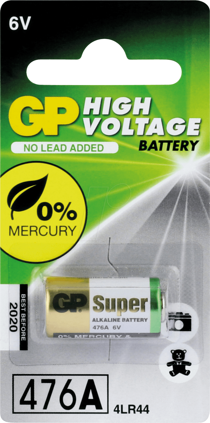 GP 476A - Alkaline Batterie, 476 A, 1er-Pack