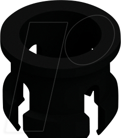 FIS DH5VC - Led Halter für 5 mm LEDs, schwarz