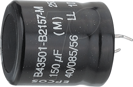 EPCO B43501-A910 - Elko radial, 100 µF, 400 V, 85°C, 22 x 30 mm, RM 10, Snap-In
