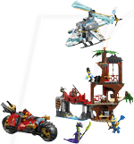 LEGO 71857 - LEGO® Ninjago® - Showdown am Baumhaus mit dem Ninja-Bike